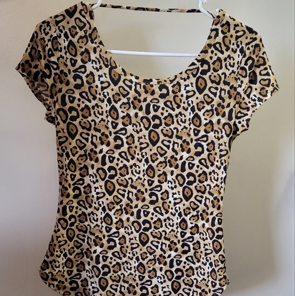Leopard Print Top